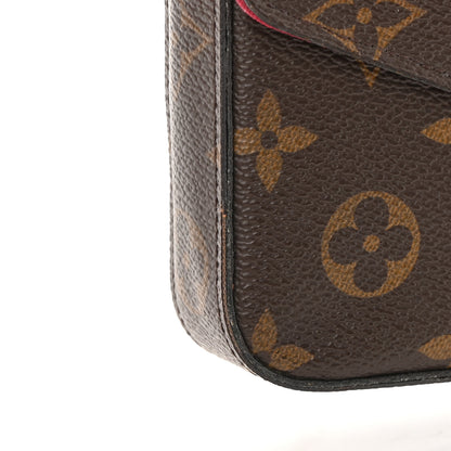 Louis Vuitton Monogram Pochette Felicie Chain Wallet Fuchsia 14 of 19