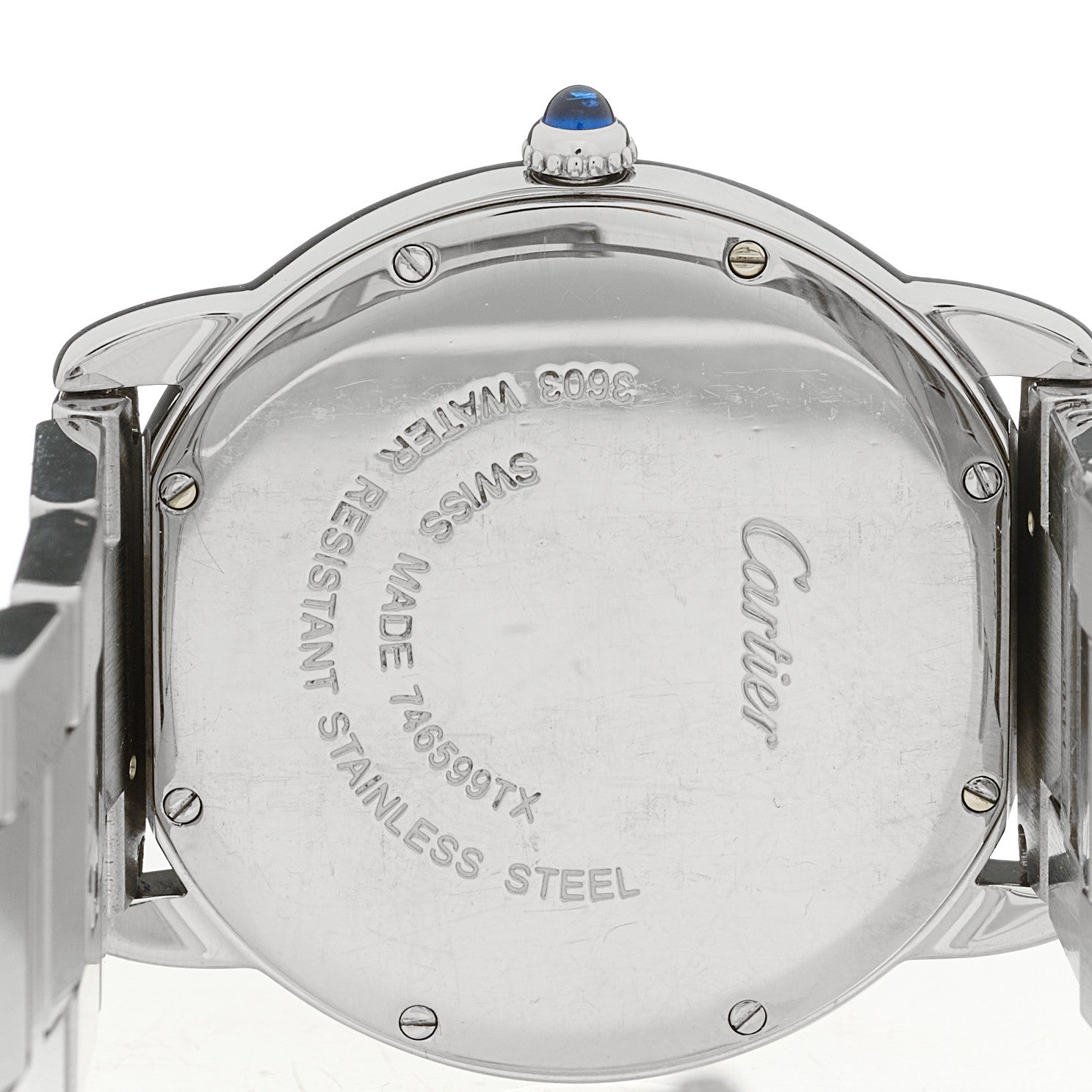 Cartier Stainless Steel 36mm Ronde Solo Quartz Watch 4 of 4