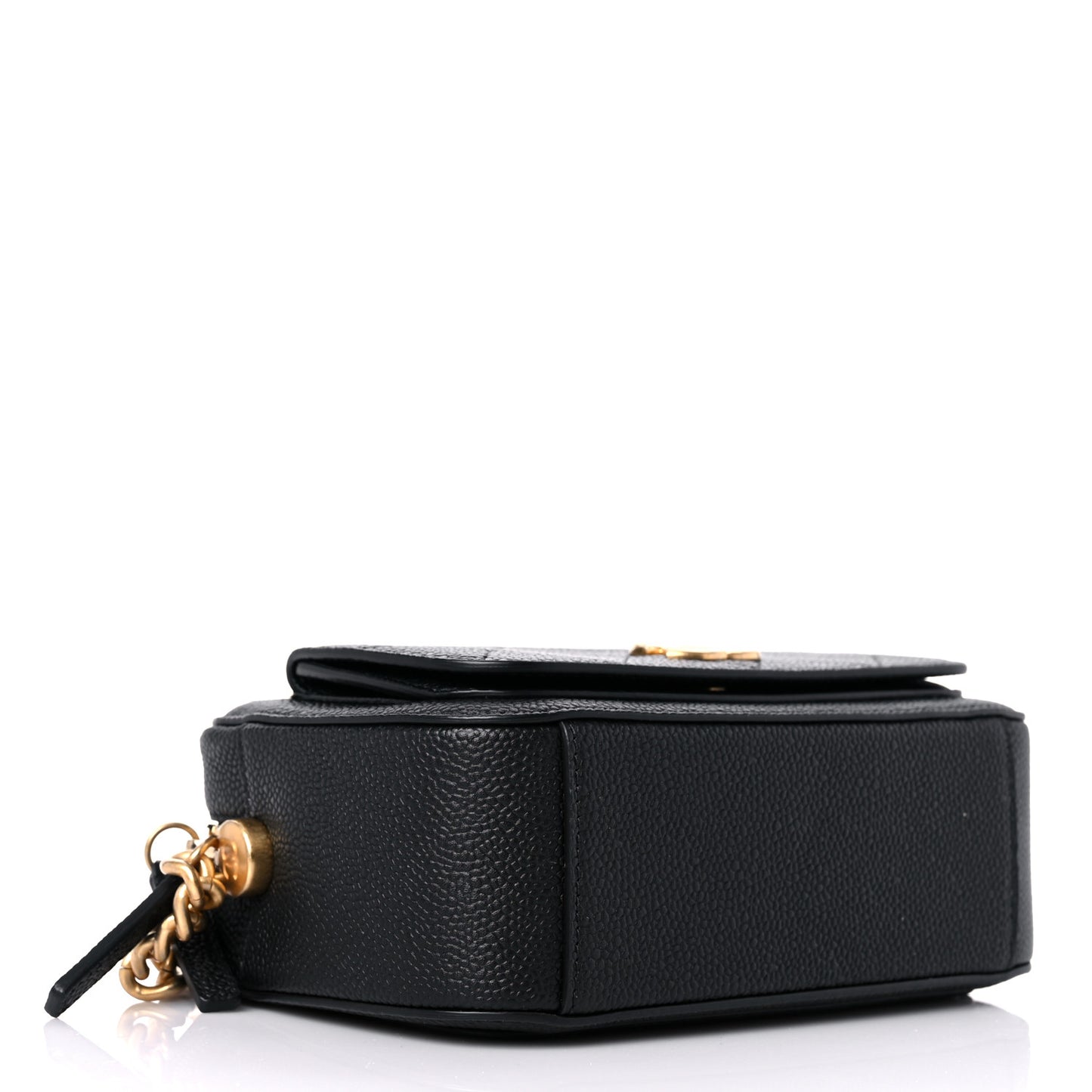 Caviar Quilted CC Camera Case Black