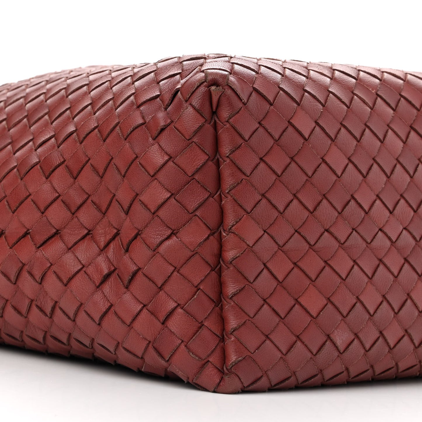 Nappa Intrecciato Pyramid Hobo Brique
