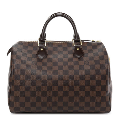 Louis Vuitton Damier Ebene Speedy 30 1 of 10