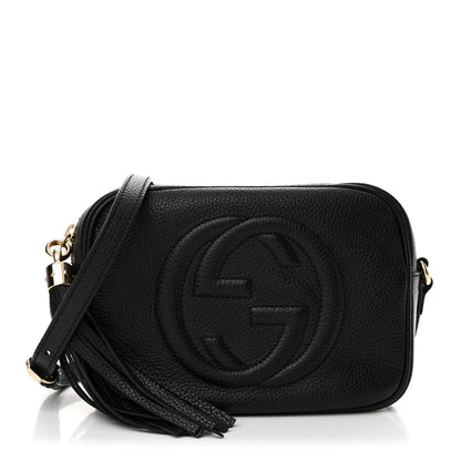 Gucci Pebbled Calfskin Small Soho Disco Bag Black 1 of 11