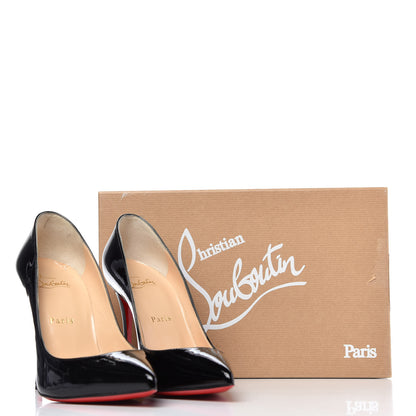 Christian Louboutin Patent Pigalle Follies 100 Pumps 37.5 Black 10 of 10