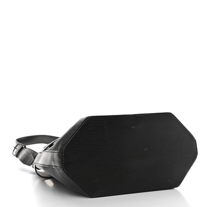 Louis Vuitton Epi Sac D'Epaule GM Black 4 of 18