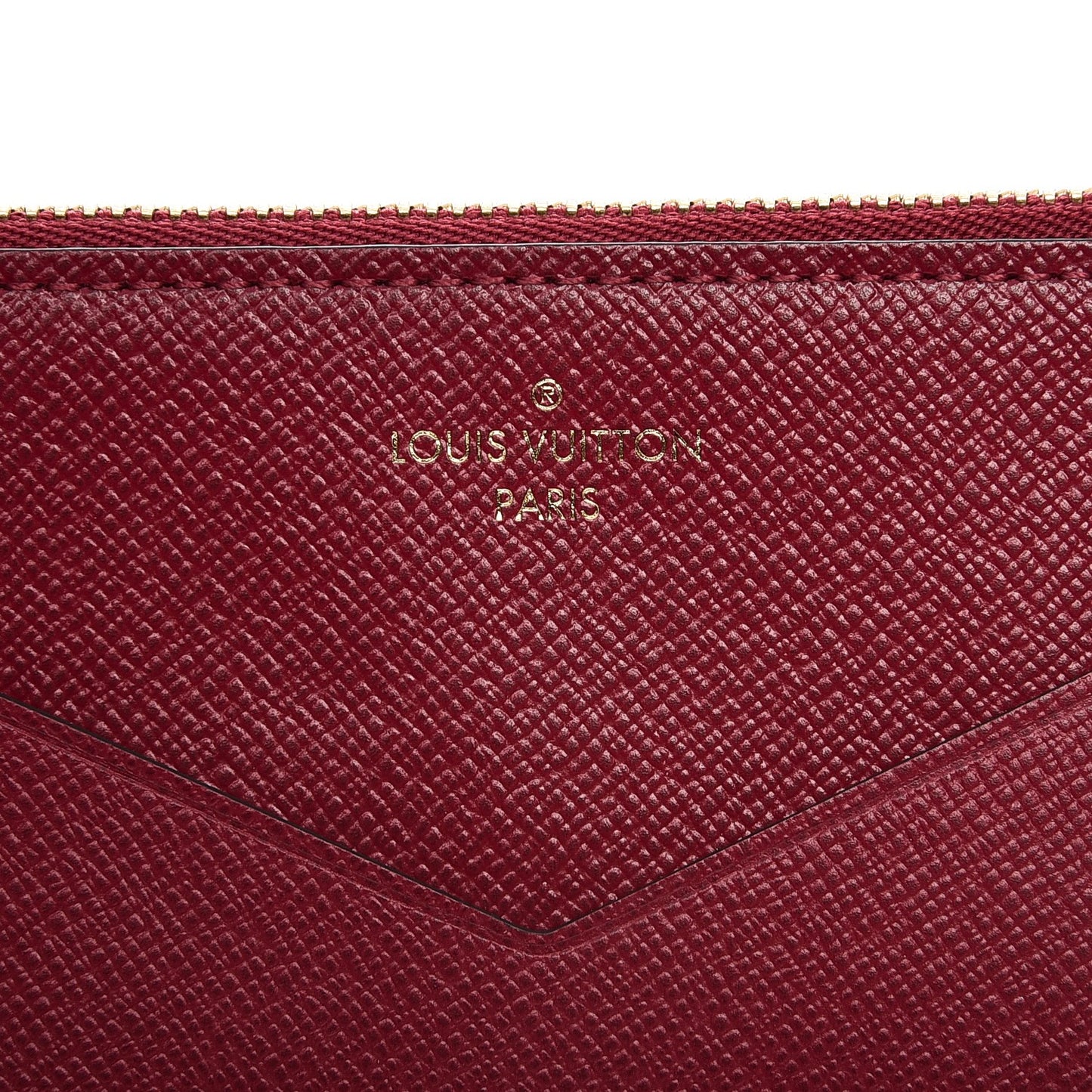 Calfskin Jeanne Wallet Zippered Insert Fuchsia