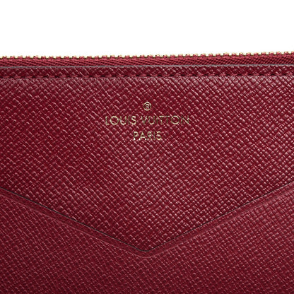 Louis Vuitton Calfskin Jeanne Wallet Zippered Insert Fuchsia 6 of 6
