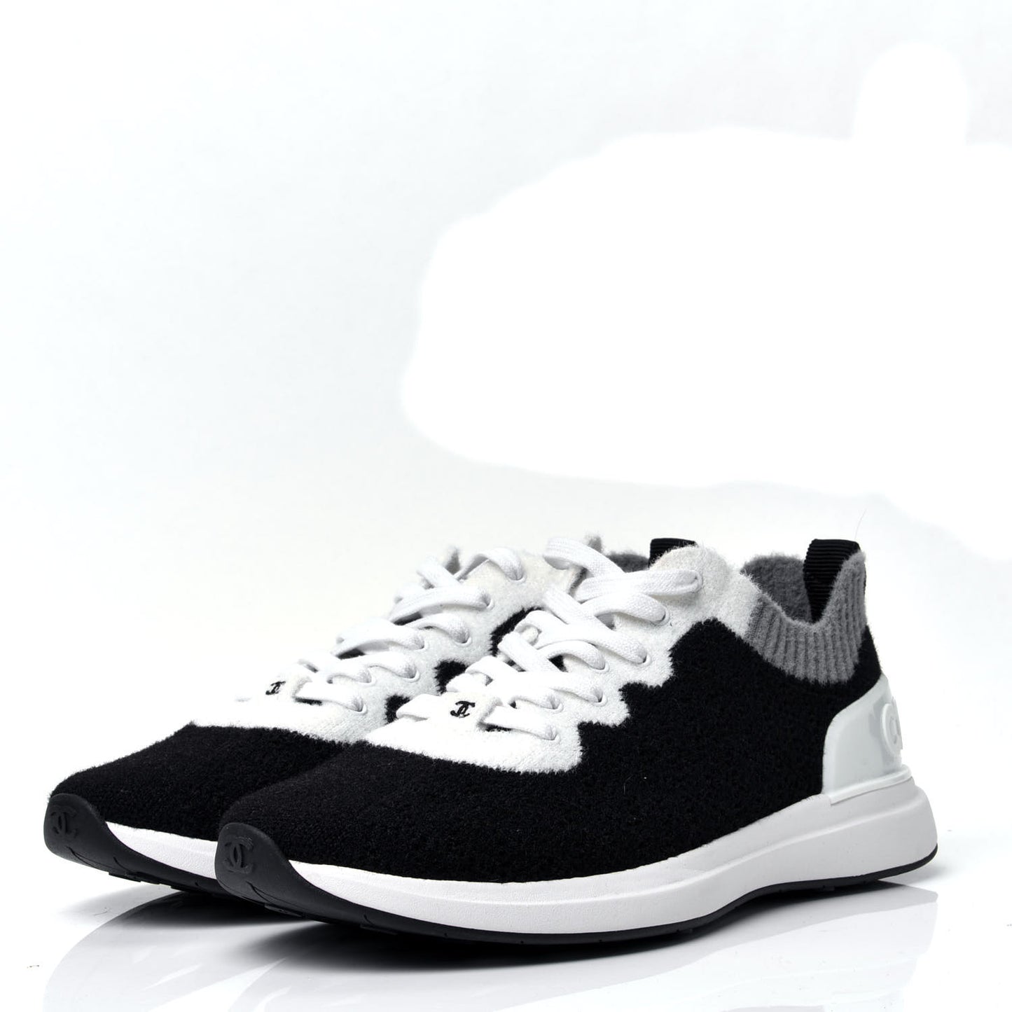 Fabric Mens CC Sneakers 44 Black White Grey