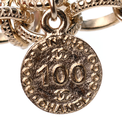 Chanel Pearl CC 100th Anniversary Necklace Light Gold 5 of 5