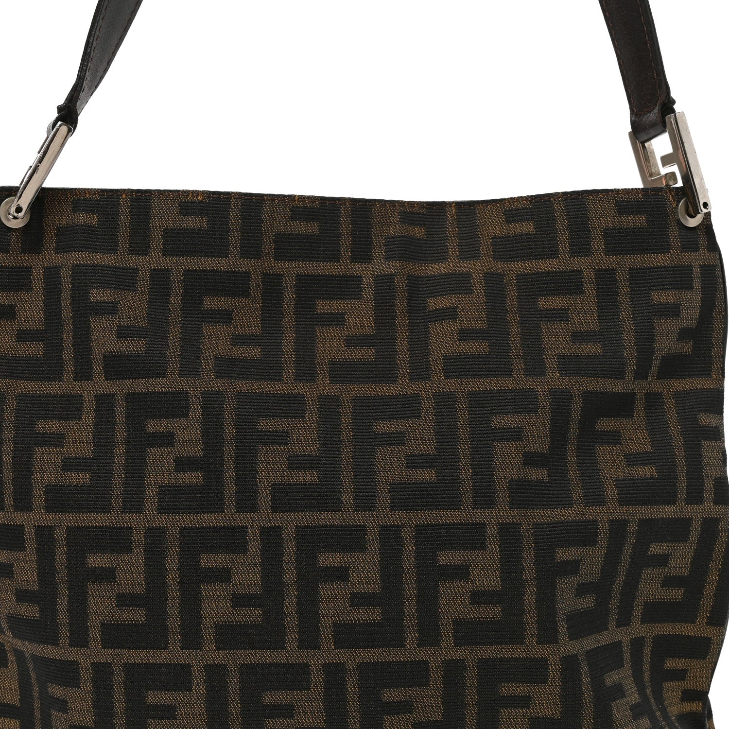 Fendi Zucca Shoulder Bag Tobacco 8 of 10