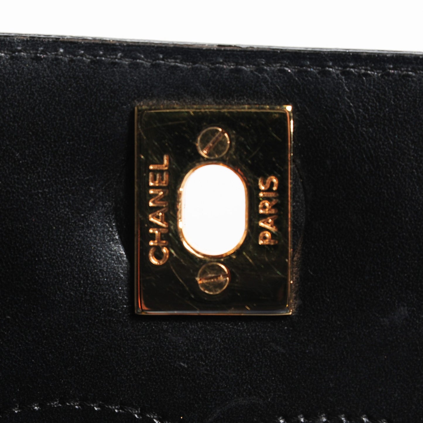 Patent Small Single Flap Black