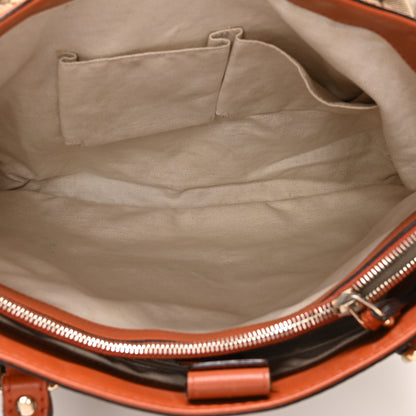 Gucci Monogram Medium Sukey Top Handle Tote Beige Orange 4 of 9