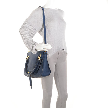 Chloe Calfskin Medium Marcie Satchel Scuba Blue 2 of 11