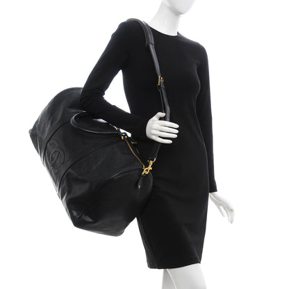 Chanel Caviar Timeless CC Duffel Bag Black 2 of 8