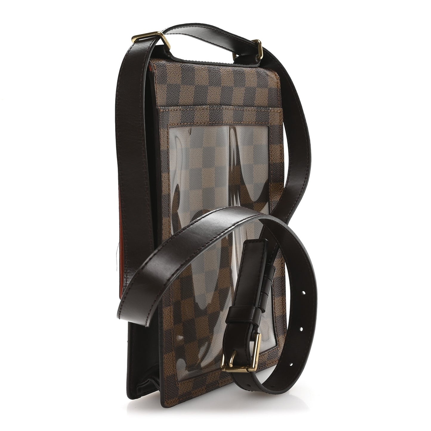 Damier Ebene Portobello Travel Shoulder Bag