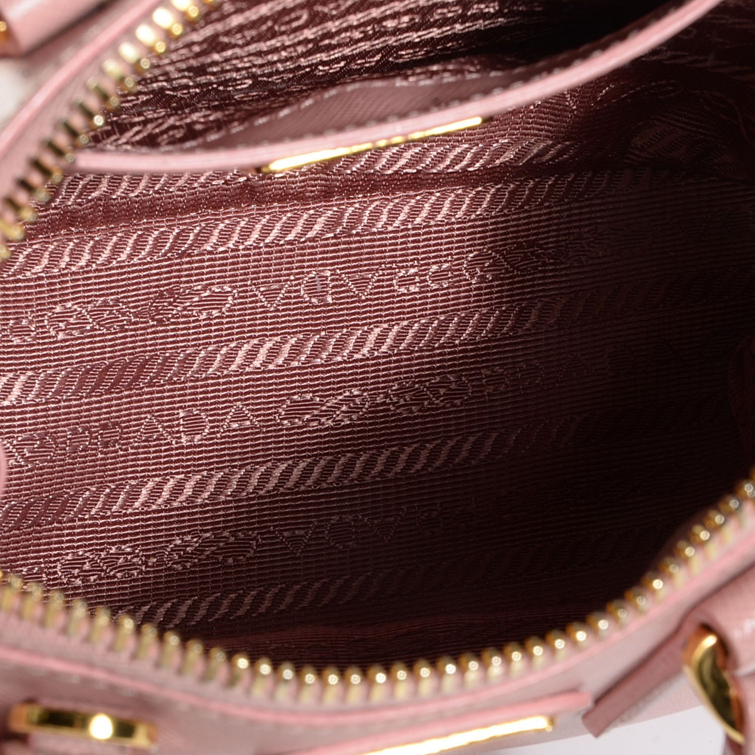 Prada Saffiano Lux Mini Promenade Tote Orchidea 7 of 8
