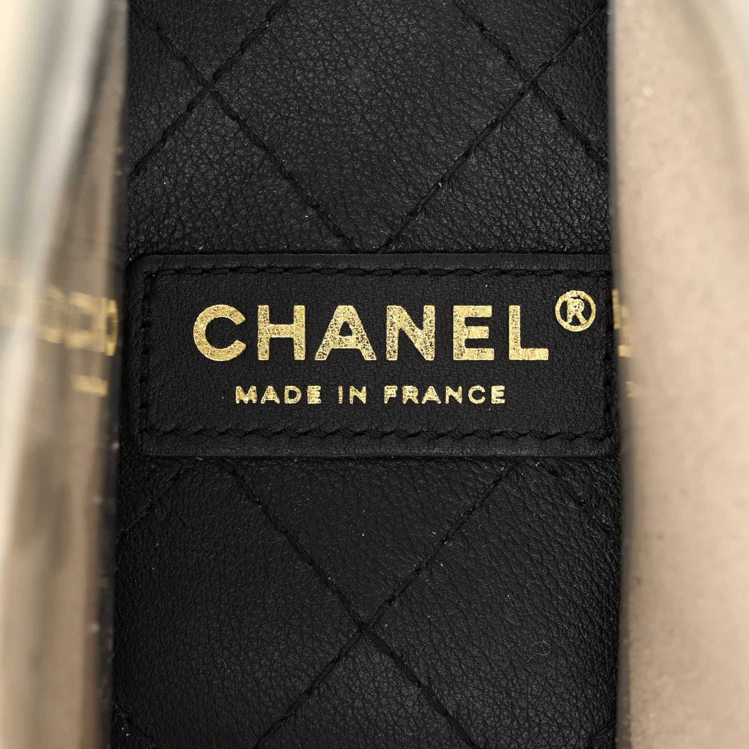 Chanel Lambskin PVC Sand By The Sea Flap With Pearl Strap Black 6 of 11