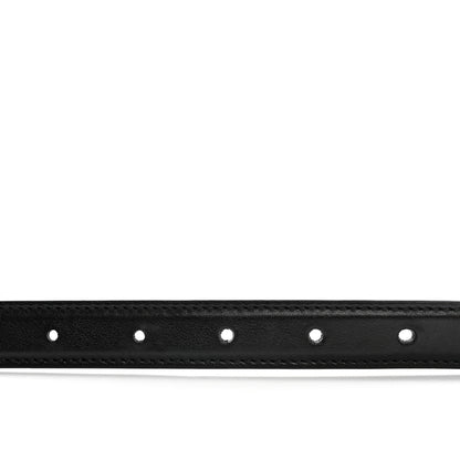 Gucci Plutone Calfskin Gucci Buckle 20mm Thin Belt 115 46 Black 5 of 6