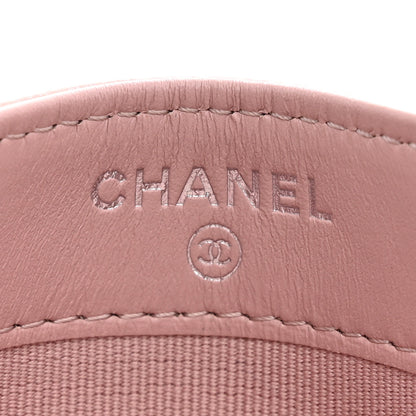 Chanel Caviar Quilted Boy Card Holder Pink 6 of 7