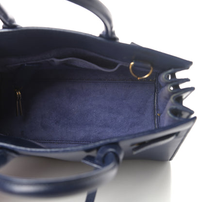 Saint Laurent Calfskin Nano Sac De Jour Dark Blue 7 of 24