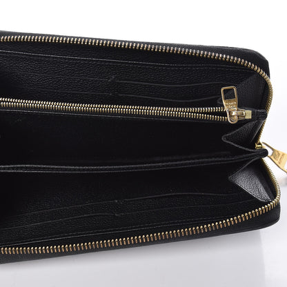 Louis Vuitton Empreinte Zippy Wallet Black 5 of 9