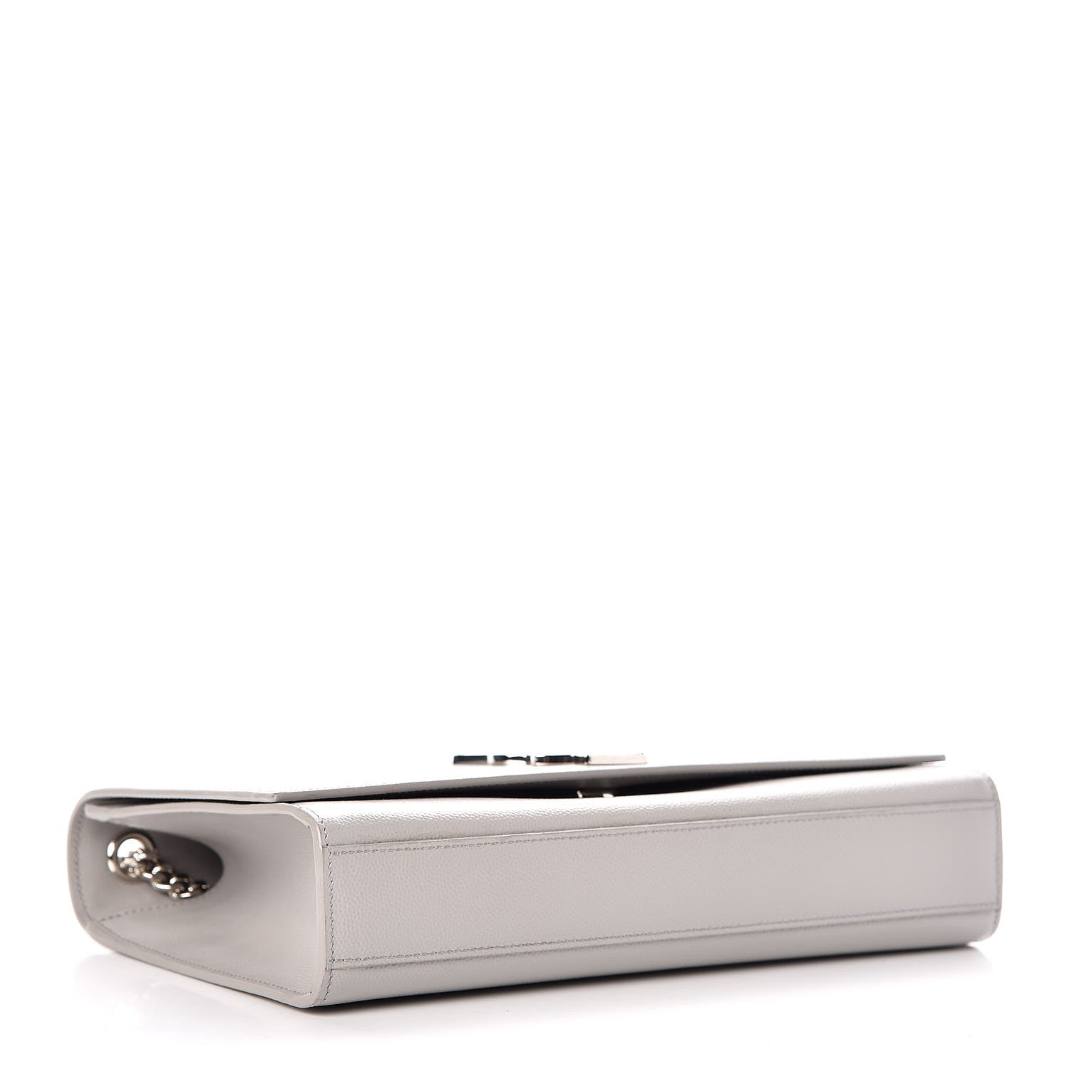 Saint Laurent Grain De Poudre Medium Classic Monogram Kate Satchel Souris 4 of 7