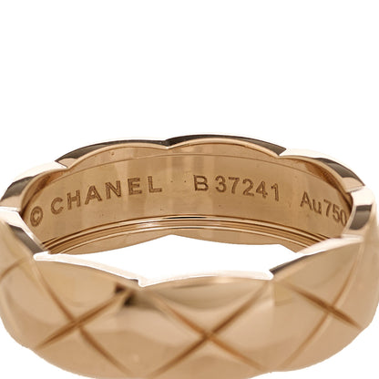 Chanel 18K Beige Gold Small Coco Crush Ring 59 8.75 5 of 5