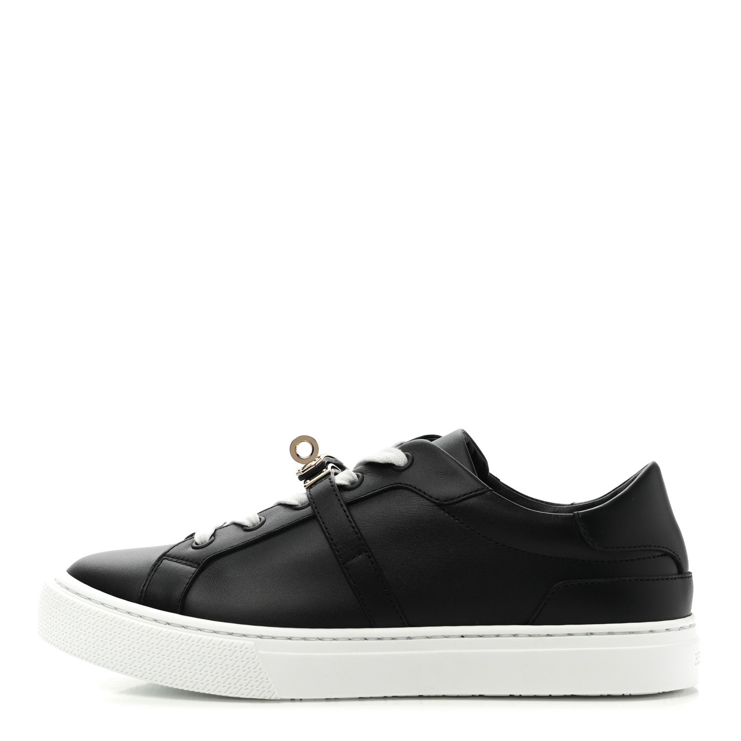 Hermes Calfskin Day Sneakers 37 Black 1 of 10