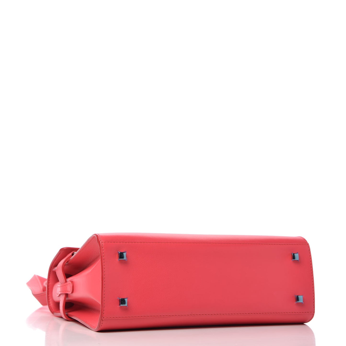 Calfskin MM Tempete Satchel Rose Candy