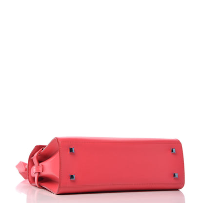 Delvaux Calfskin MM Tempete Satchel Rose Candy 4 of 9