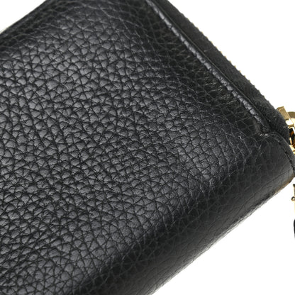 Gucci Pebbled Calfskin Small Soho Zip Around Wallet Black 13 of 13