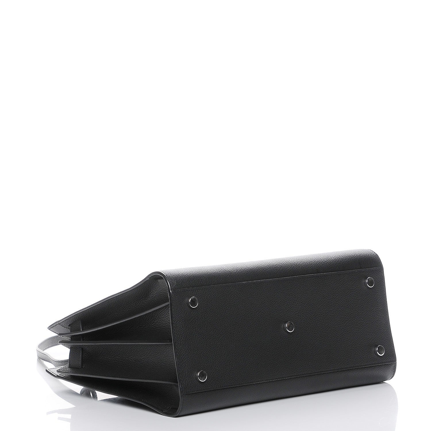 Saint Laurent Grained Calfskin Small Sac De Jour Black 5 of 8
