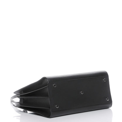 Saint Laurent Grained Calfskin Small Sac De Jour Black 5 of 8