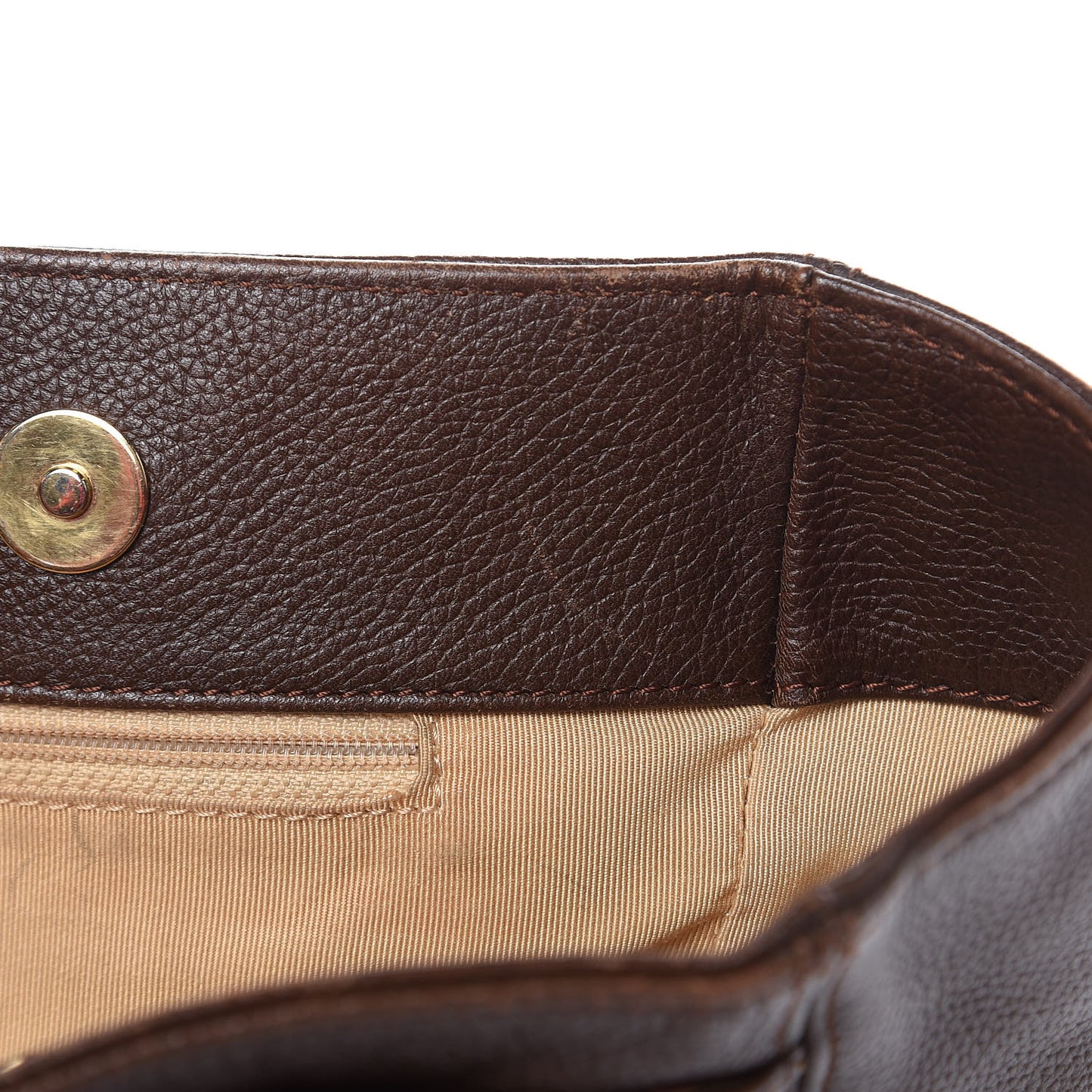 Calfskin Cerf Executive Shopper Tote Brown