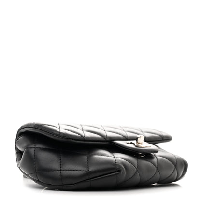 Chanel Calfskin Quilted CC Uniform Flap Belt Bag Black 4 of 13