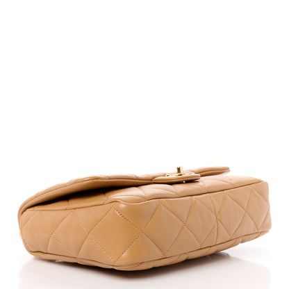 Chanel Lambskin Quilted Large CC Funky Town Flap Beige 4 of 12