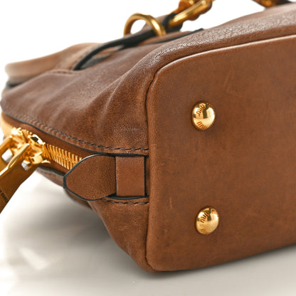 Miu Miu Nappa Aviator Small Aventure Bag Rovere 8 of 9