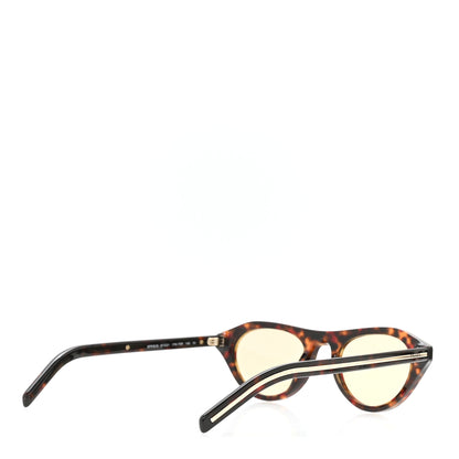 Prada Acetate Iconic Metal Plaque Sunglasses SPR B15 Chamomile 5 of 7