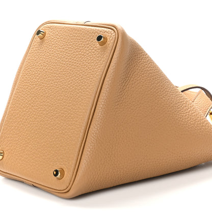 Hermes Taurillon Clemence Picotin Lock 18 PM Biscuit 10 of 10