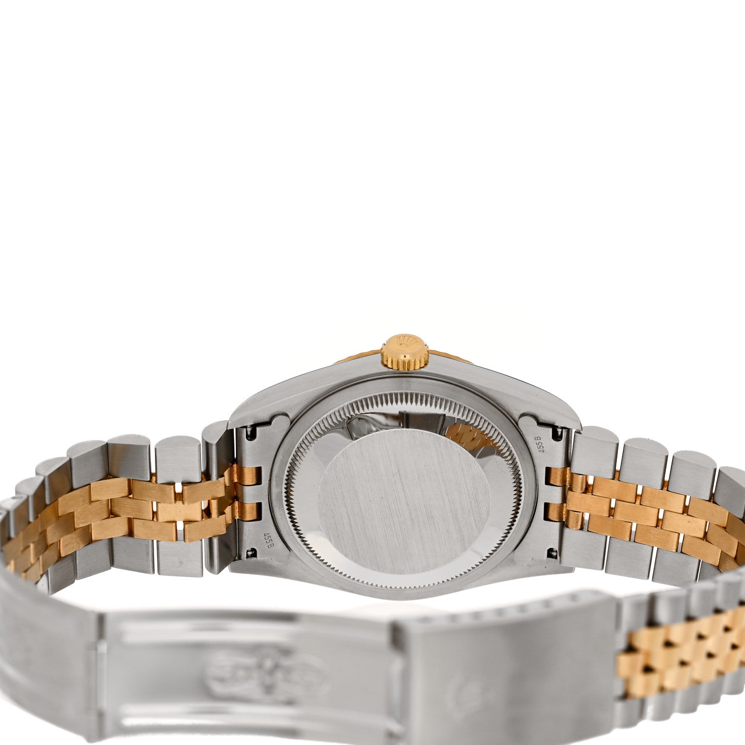 Rolex Stainless Steel 18K Yellow Gold 36mm Oyster Perpetual Datejust Watch White 16233 4 of 4