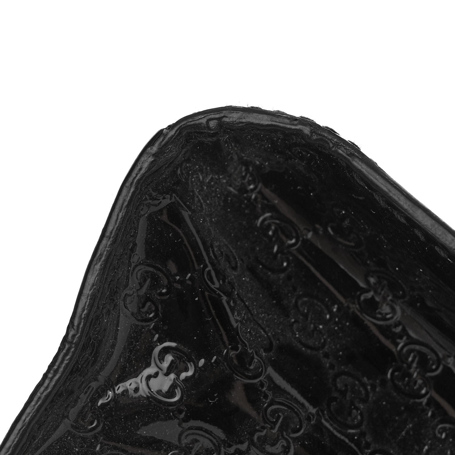 Gucci Shine Guccissima Medium Emily Chain Shoulder Bag Black 16 of 18