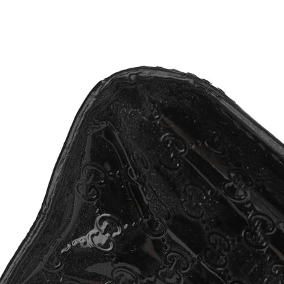 Gucci Shine Guccissima Medium Emily Chain Shoulder Bag Black 16 of 18