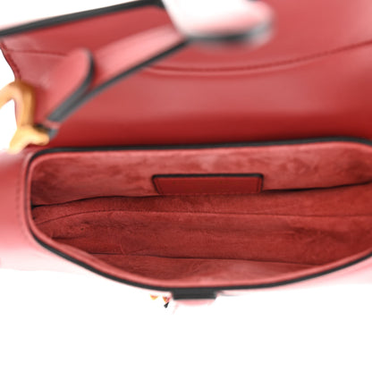 Christian Dior Calfskin Mini Saddle Bag Dusty Pink 5 of 10