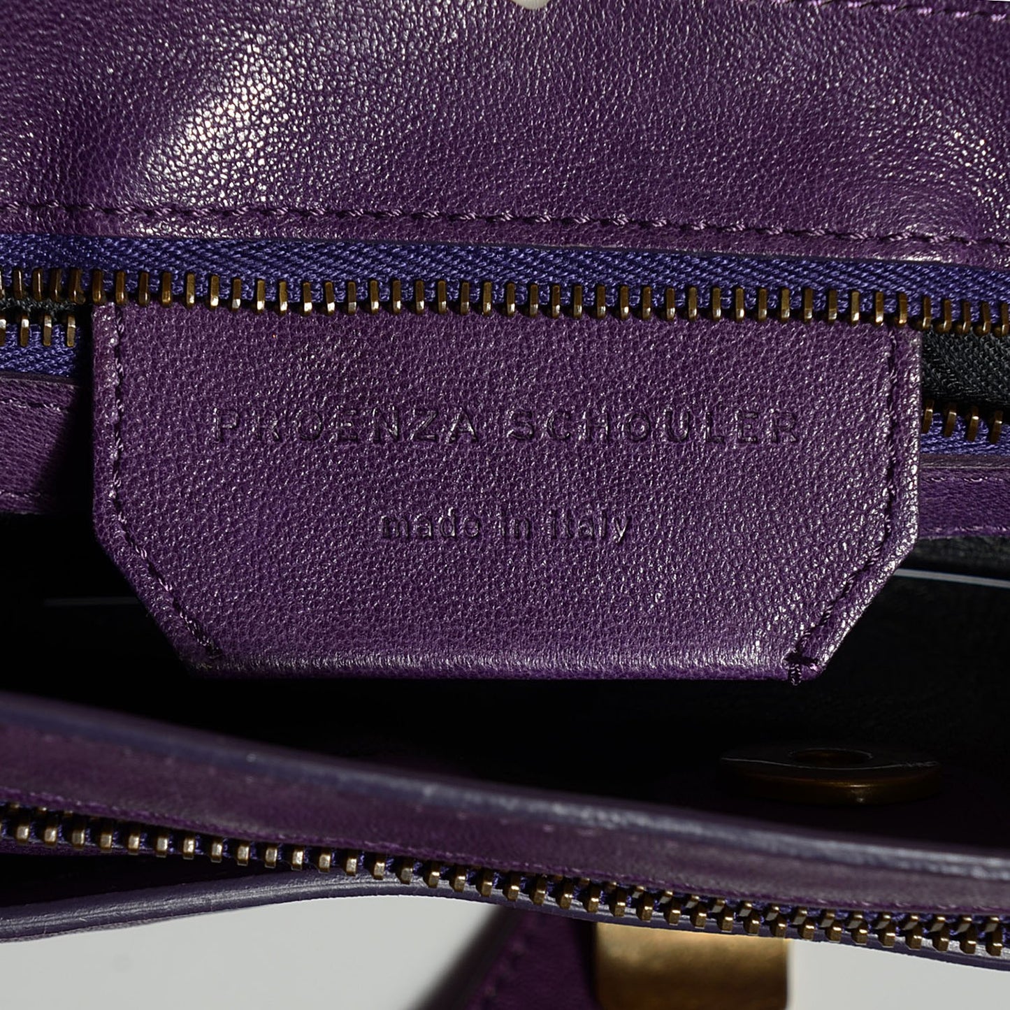 Lambskin Medium PS1 Satchel Plum