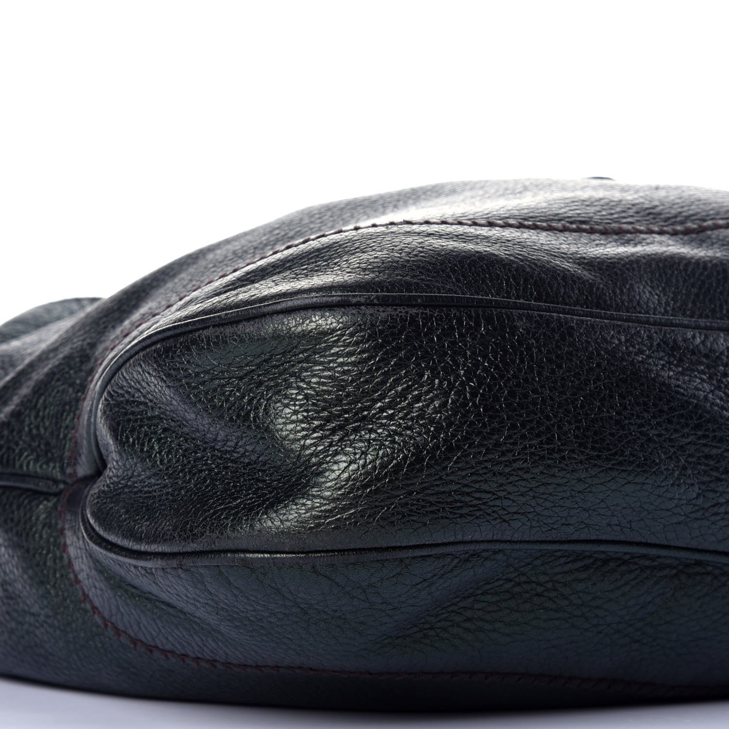 Gucci Calfskin Large New Jackie Shoulder Bag Black 8 of 10
