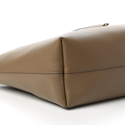 Saint Laurent Calfskin Large Shopping Tote Taupe 6 of 14