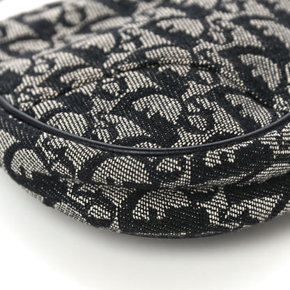 Christian Dior Monogram Mini Saddle Pochette Black 9 of 11