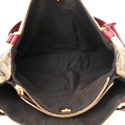 Fendi Zucca Tote Tobacco Red 5 of 16