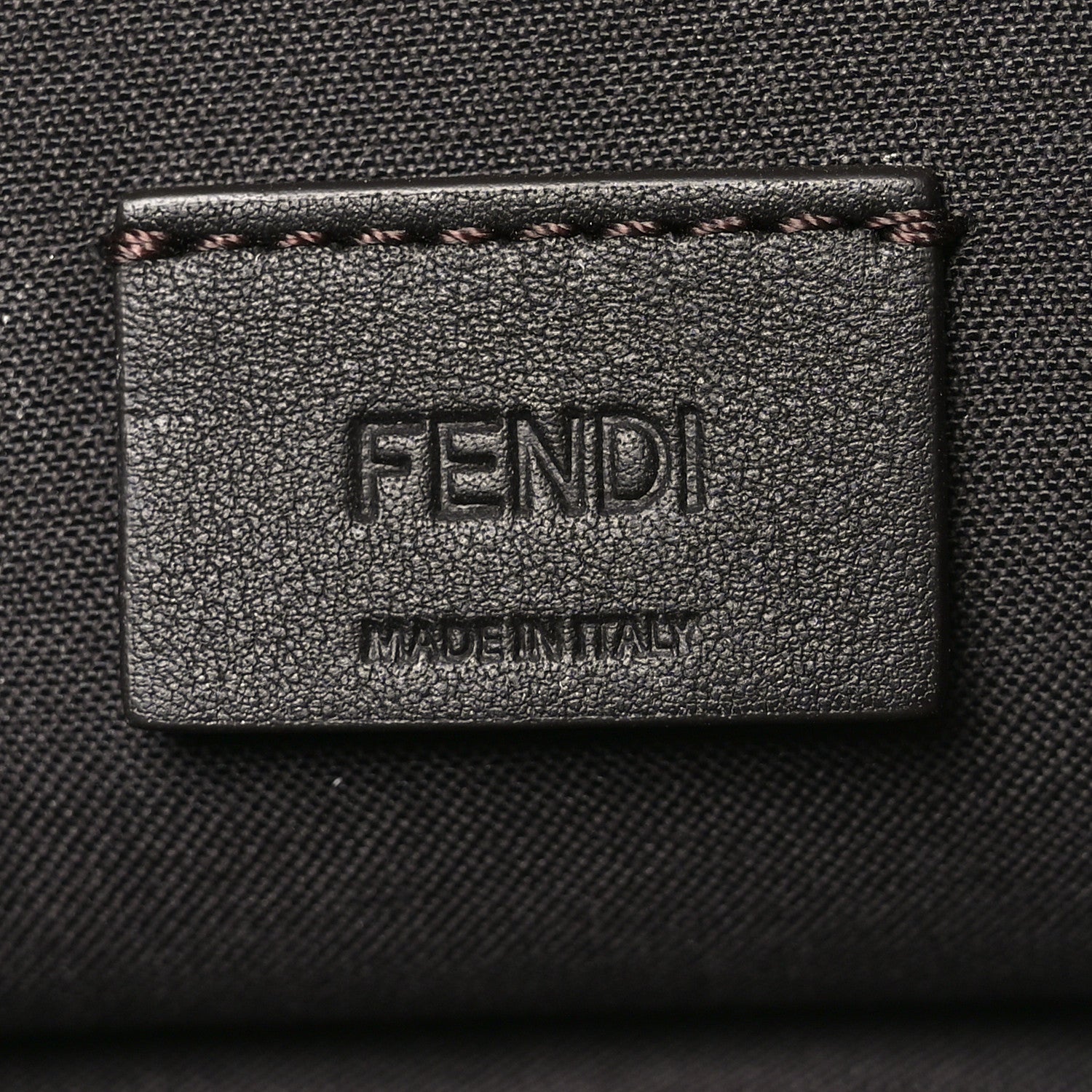 Fendi X FILA Vitello Century Mania Bi-Color FF 1974 Embossed Small Flat Clutch Nebula Blueberry Multicolor 7 of 8
