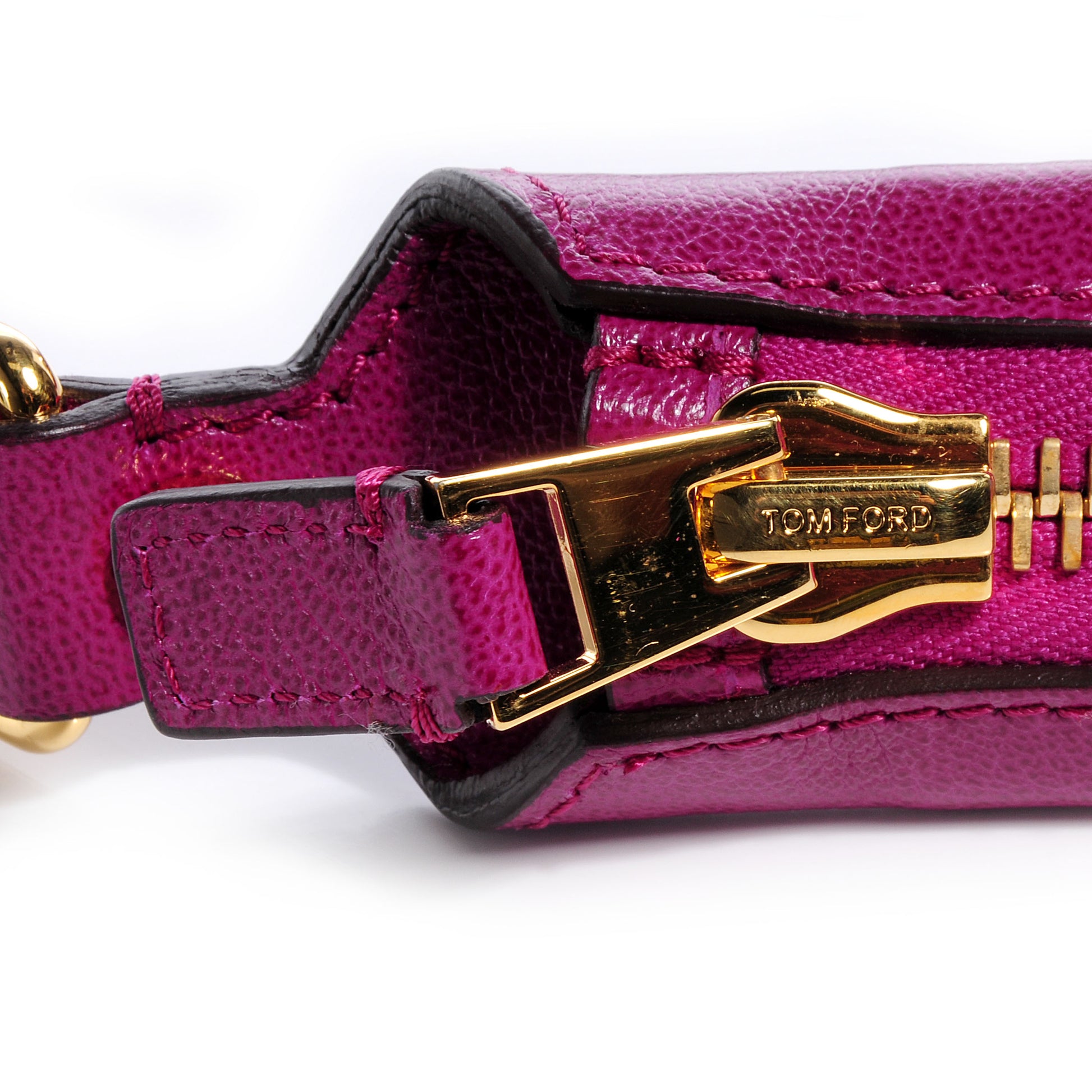Tom Ford Suede Jennifer Mini Crossbody Magenta 8 of 9