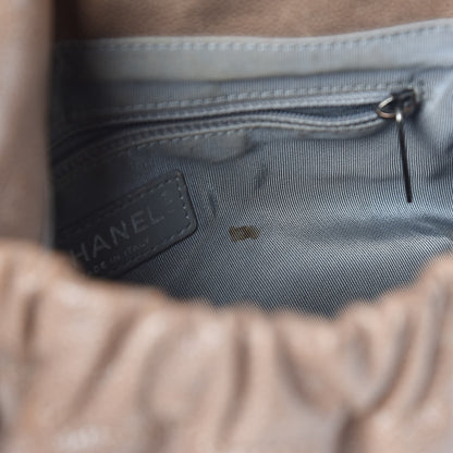 Chanel Caviar Quilted Medium Elastic Flap Brown 9 of 15